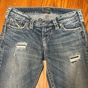 Tuesday Baby Boot Silver Jeans